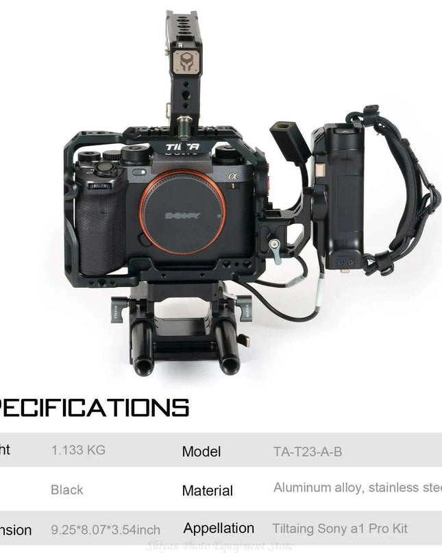 TILTA Sony a7 Series Complete Camera Cage Bundle with Quick Release Handle and Armor Protection