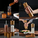 Adjustable Xiangsheng Wood Salt and Pepper Grinder Set - 6 and 8 Sizes