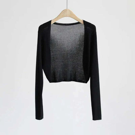 Elegant Women's Lightweight Sweetheart Cardigan for Spring/Summer Style