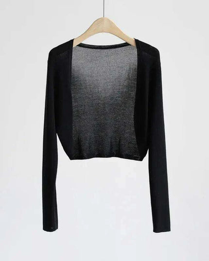 Elegant Women's Lightweight Sweetheart Cardigan for Spring/Summer Style