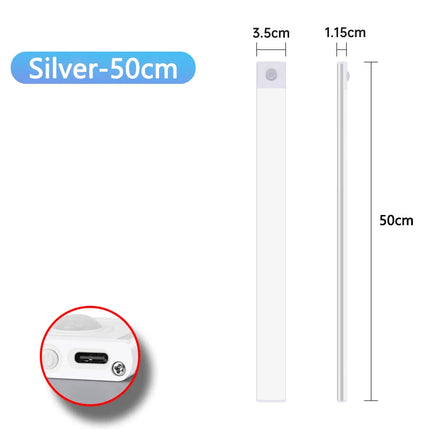 Motion Sensor USB Rechargeable LED Night Light | Under Cabinet & Closet Lamp