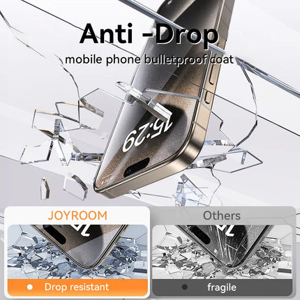 Joyroom HD Tempered Glass Screen Protector for iPhone 11-16, Full Cove