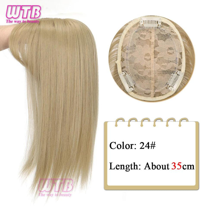 Bangs & Volume: Clip-In Hair Topper for Instant Transformation