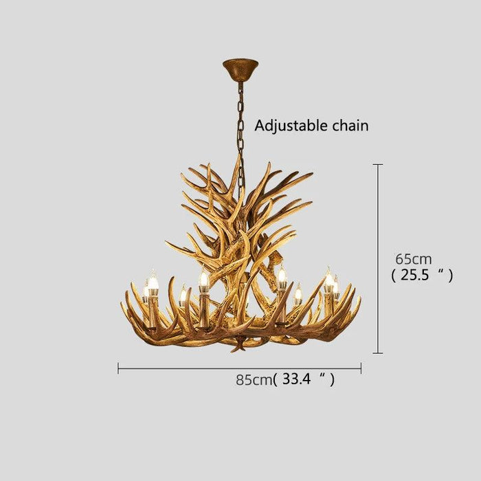 OUTELA Elegant Nordic LED Chandelier for Stylish Dining and Hallway Lighting