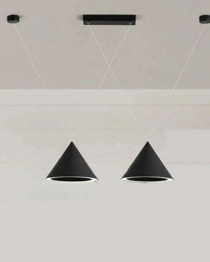 Sleek Customizable LED Pendant Light Set for Modern Kitchens and Dining Areas - Remote Control Dimming - Durable Metal Design - Easy Installation