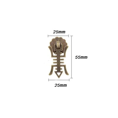 Vintage Brass Furniture Handles — Small Cabinet Knobs & Drawer Pulls in Bronze & Copper