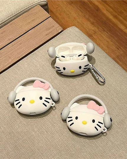Hello Kitty Stylish Silicone Airpods Case: The Perfect Blend of Fun and Function for Trendy Women
