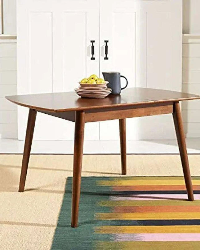 Varda Elegant Walnut Extension Dining Table for Memorable Gatherings