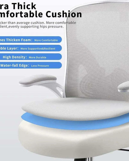 Ultimate Comfort Ergonomic Gaming Chair in Sleek Grey with Adjustable Features