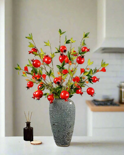 1PC Artificial Pomegranate Branch For Home Decor