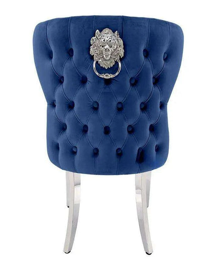 Set of 4 - Contemporary Elegance Dining Chairs with Stylish Stainless Steel Base