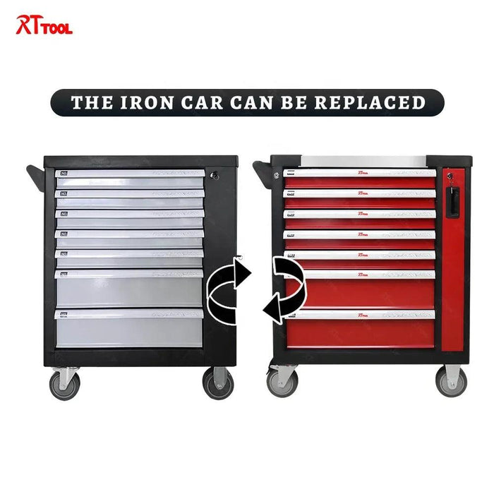 Customizable 260-Piece Auto Tool Trolley Cabinet for Ultimate Organization