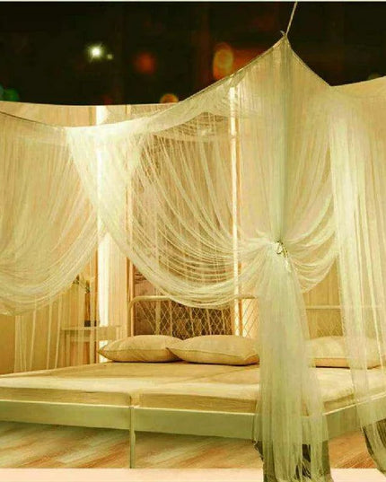 Chic European-Style Spacious Four-Door Mosquito Netting Set