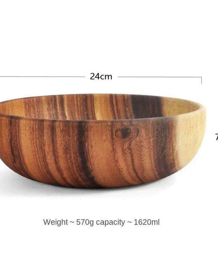 Chic Acacia Wooden Bowl for Children - A Stylish Addition to Mealtime