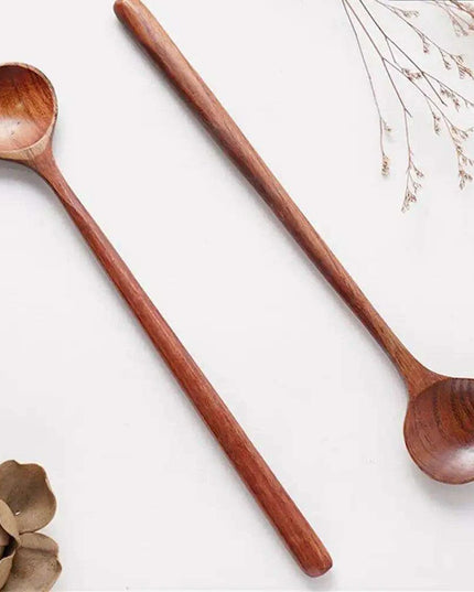 Eco-Friendly Ellipse Wooden Utensil Set for Gourmet Cooking