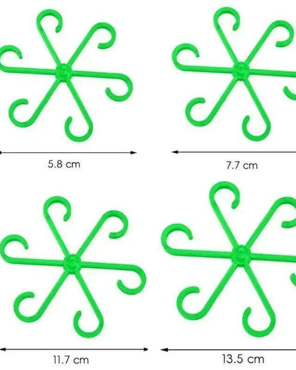 12 Pack Eco-Friendly Plant Support Frames - Stylish Trellis for Enhanced Plant Growth