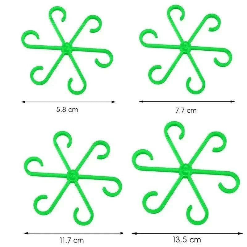 12 Pack Eco-Friendly Plant Support Frames - Stylish Trellis for Enhanced Plant Growth