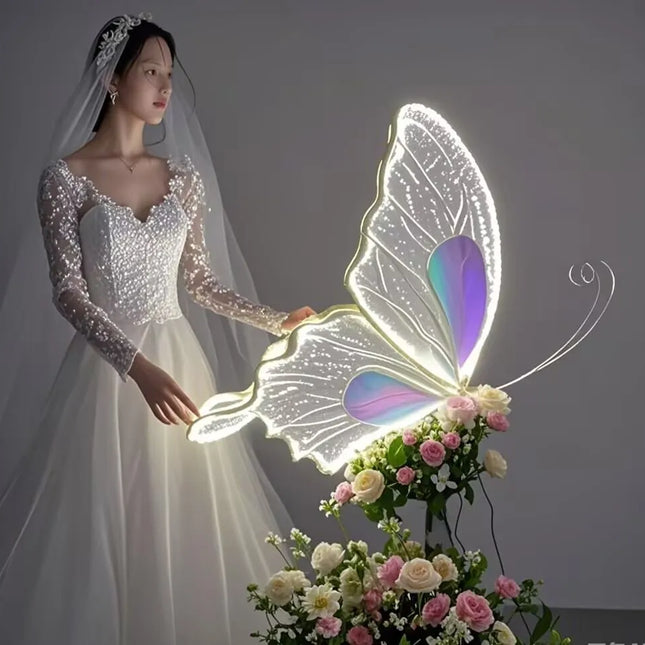 Iron Art Electric Luminous Butterfly — Dynamic LED Performance Prop