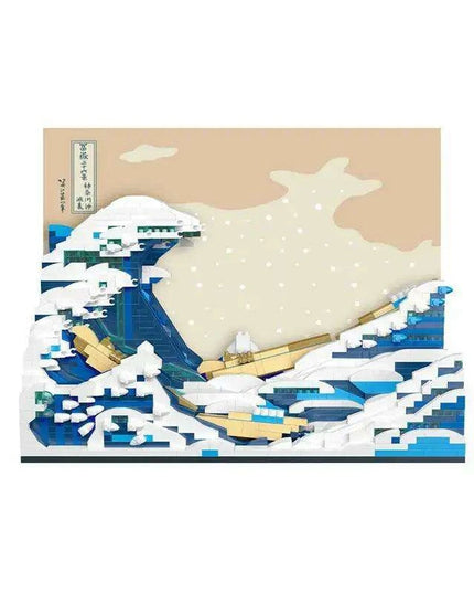 Vincent Van Gogh's Starry Night 3D Microbrick Art Kit - Spark Creativity in Young Artists