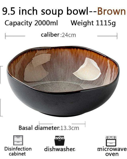 Unique Artisan Rustic Stoneware Dinner Plate Collection - Handcrafted Pottery for Elegant Dining