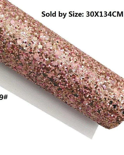 Glittery Pink Tiger & Serpent Faux Leather DIY Crafting Set