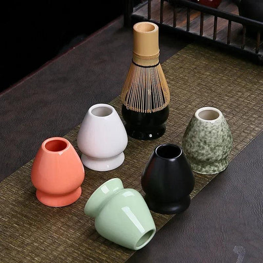 Elegant Matcha Tea Ceremony Set with Traditional Bowls, Whisk, and Accessories
