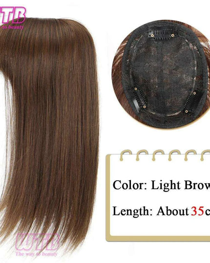 Bangs & Volume: Clip-In Hair Topper for Instant Transformation