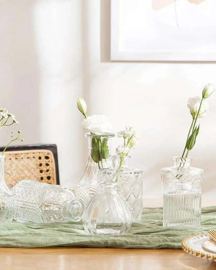 Charming 60-Piece Vintage Glass Vase Collection for Home and Special Occasions