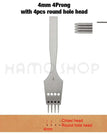 1pc 4mm 4Prong