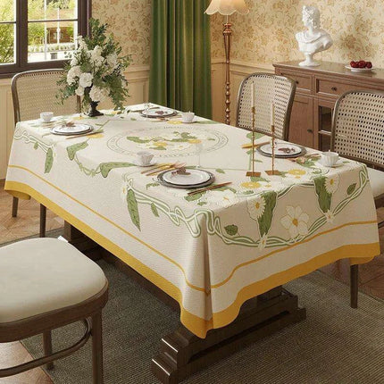 Elegant Waterproof Tablecloth Inspired by American Countryside Charm