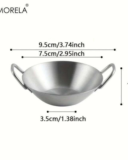 Korean Cuisine Stainless Steel Seasoning Bowls: Elegant Essential for Fine Dining