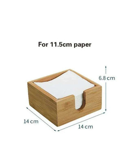 Sophisticated Wooden Tissue Holder Ensemble: Upgrade Your Dining Atmosphere