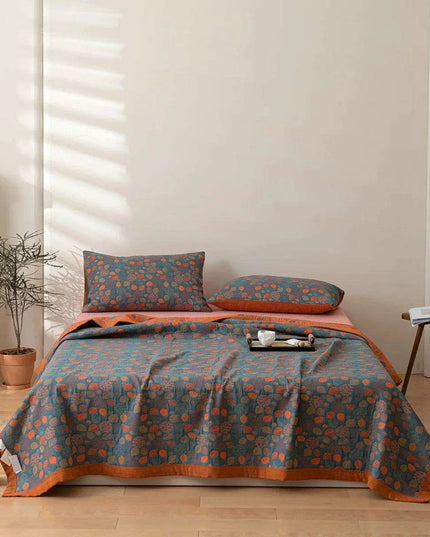 Ethnic-Inspired Cotton Gauze Bedspread Blanket for Ultimate Comfort