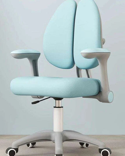 Rotating Office Chair with Adjustable Backrest, Handrails, and Rollers