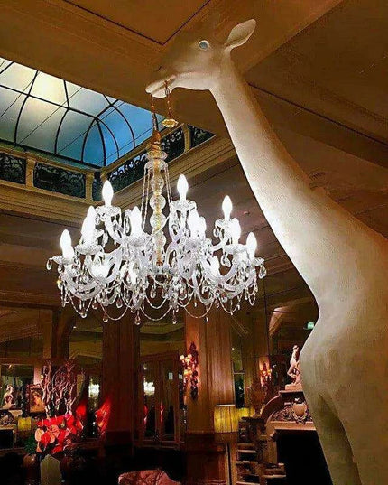 Elegant Giraffe Standing Lamp