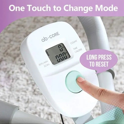 Height Adjustable Ab Trainer with LCD — Core, Waist, Leg & Glute Toner