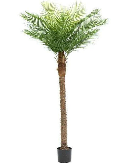 Lifelike Giant Faux Coconut Palm Tree - Ideal Tropical Decoration for Any Space
