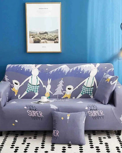 Stretch Sofa Covers for L 1234 Seater Couches - Elegant Design and Complete Protection