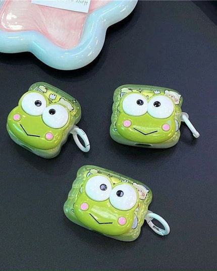 Charming Sanrio 3D Keroppi AirPods & Pro Case - Fun and Reliable Earphone Protector