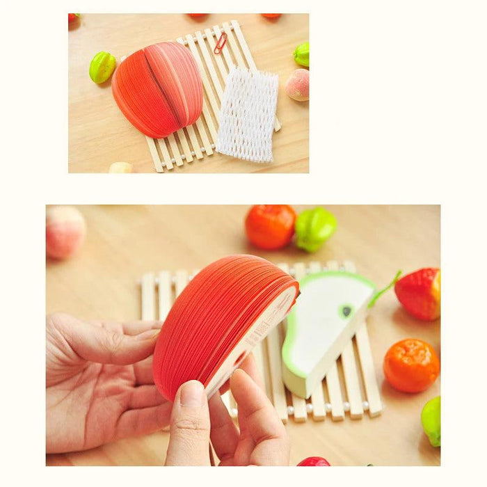 Chic Fruit-Themed Sticky Notes for Stylish Desk Organization