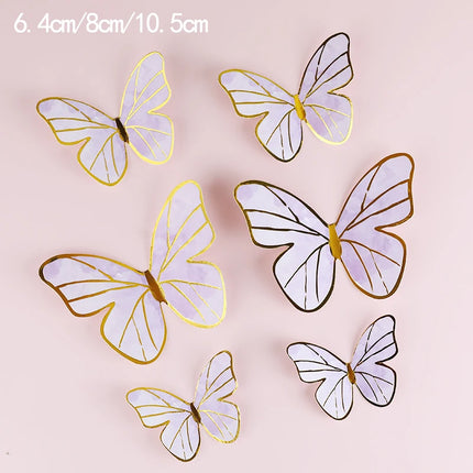 Chiffon Moon Boat Ballet Girl Lace Flower Acrylic Cake Topper Happy Bi