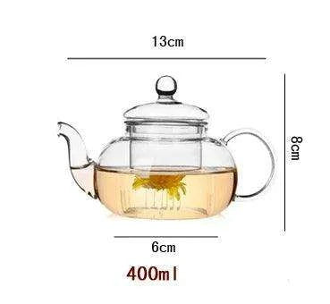 Elegant Chaozhou Heat-Resistant Glass Teapot Collection - Versatile Sizes for Every Occasion