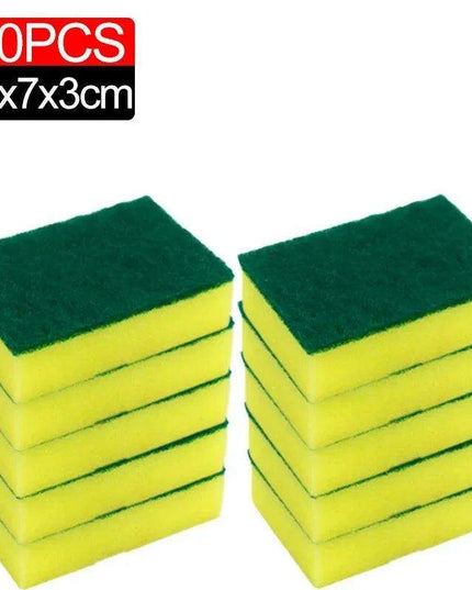 Super-Absorbent Versatile Cleaning Sponges - Effective Dish Brushes for Stubborn Stains and Pot Scrubbing (Multiple Pack Sizes Available)