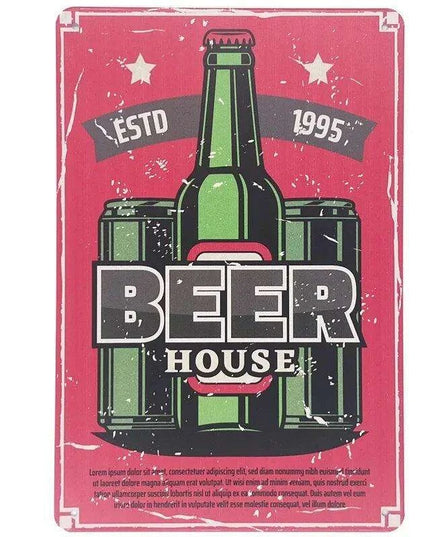 Vintage Cheers Beer Metal Sign - Perfect Wall Art for Bars, Man Caves, and Restaurants