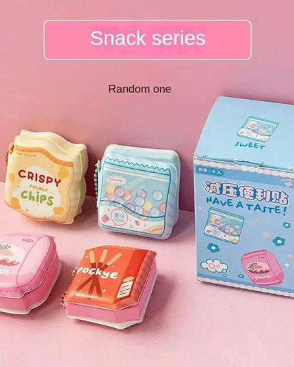 Cute Cartoon Character Silicone Memo Pad and Planner Sticker Set