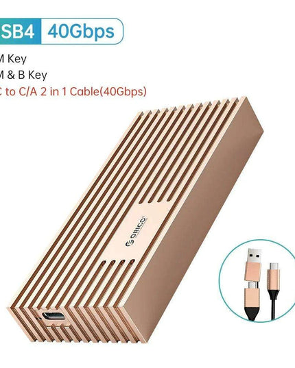 Next-Gen USB4 NVMe M.2 SSD Enclosure - Unleash Lightning-Fast Data Transfers