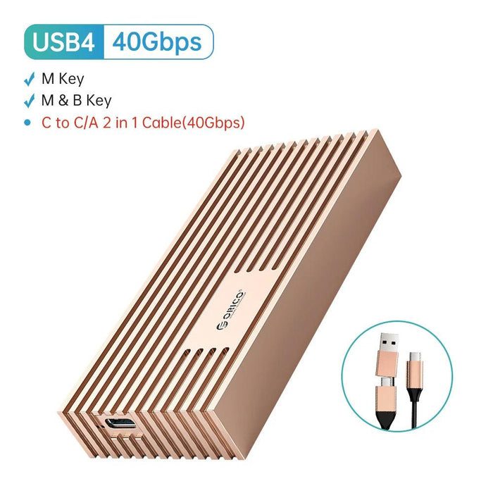 Next-Gen USB4 NVMe M.2 SSD Enclosure - Unleash Lightning-Fast Data Transfers