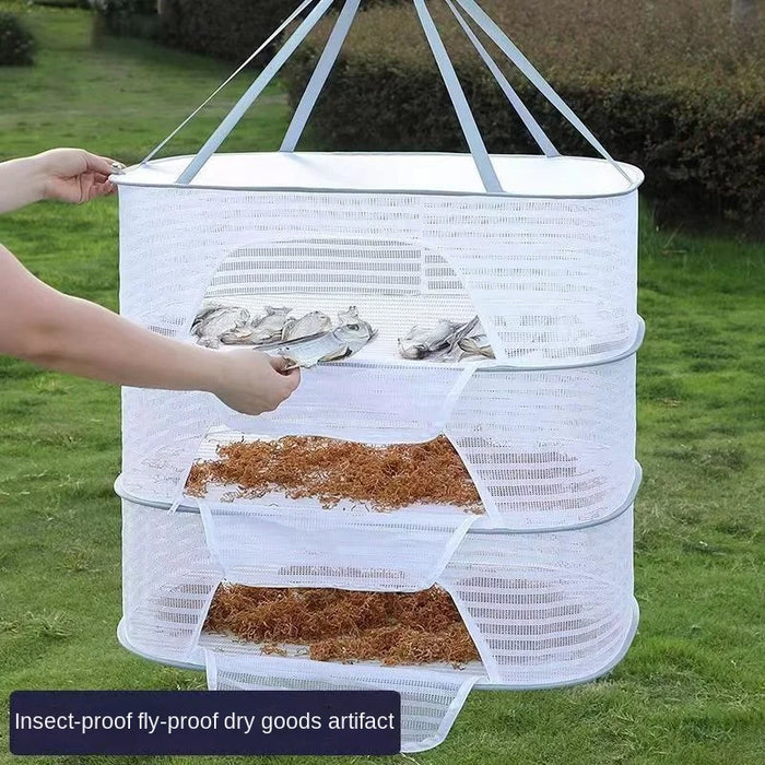 Mesh Drying Net: Multi-Purpose Foldable Rack for Clothes, Produce, and More
