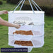 Collapsible Mesh Drying Net for Garments, Produce, and Beyond