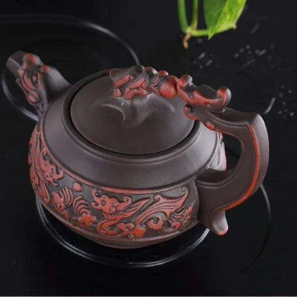 Artisan Purple Clay Teapot - A Cultural Gem for Tea Lovers